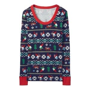 Hanna Andersson Holiday Gnome Pajama Top - Size XS